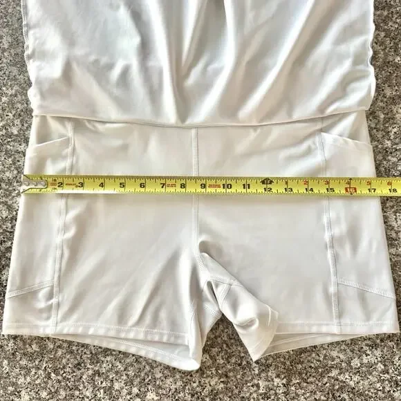 Boston Proper Skirt Skort Womens Sz 6 Pink Floral Lined Mini Retro Tennis Resort - Picture 16 of 16